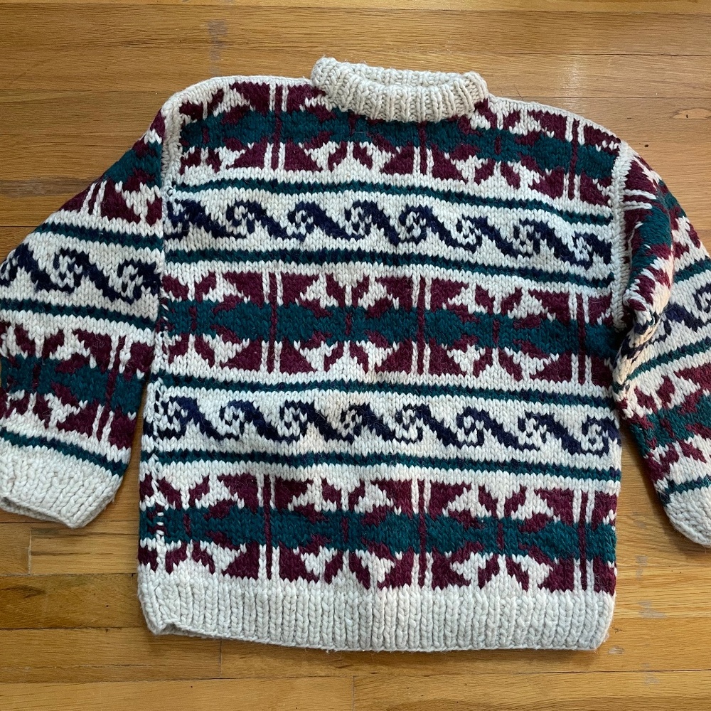 Hand knit vintage sweater